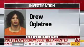 Colts player Drew Ogletree arrested