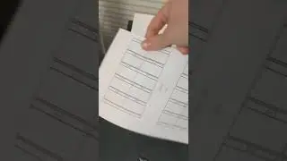 Вы можете печатать на половине бумаги #шорты