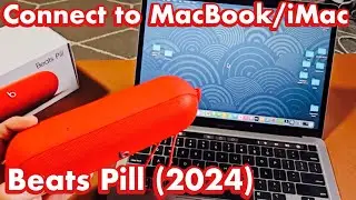 Beats Pill 2024: How to Pair/Connect to MacBook or iMac via Bluetooth