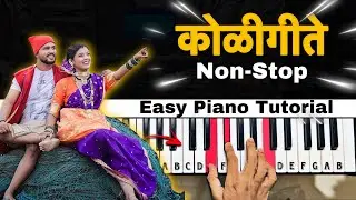 Nonstop Koli Songs 2024 | Full Piano Tutorial | Ash king Piano