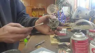 a look inside a carburetor stored with ethanol gas
