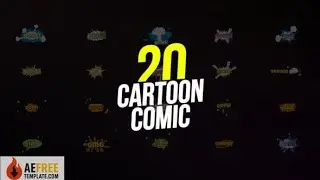 Cartoon Comic Titles 57865714 - Drive Link | Free After Effects Template