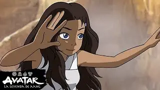 El equipo Avatar viaja SIN Appa ⛰ | Escena completa | Avatar: La leyenda de Aang