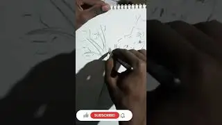 #shorts  easy drawing tree  @rohit_sharma55
