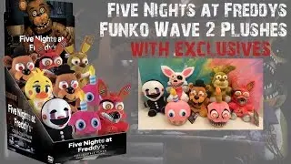FNAF Funko Wave 2 Plushes with Exclusives