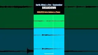 Earth, Wind & Fire - September: ISOLATED Intro Guitars & Piano #musicproduction #guitar #guitarra