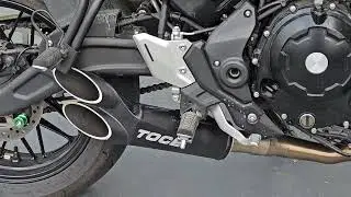 2022 Kawasaki Z650RS Toce Razor Tip Exhaust Sound