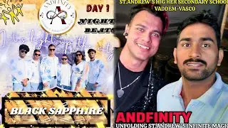 Black Sapphire Band At ANDFINITY Vasco Goa🔥💥St. Andrew school Vasco Annual Function | Black sapphire