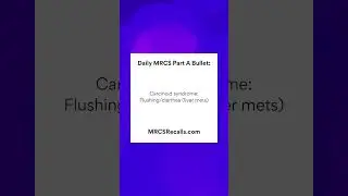MRCS Part A Daily Revision Bullet