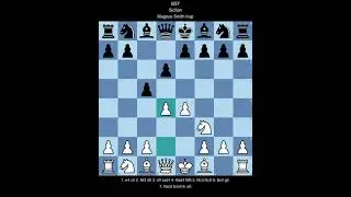 ECO B57 Sicilian, Magnus Smith trap (White perspective)