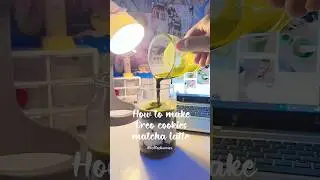 Make Oreo cookies matcha latte with me🤤SUBSCRIBE💐#recipe #matcha #oreolatte #latte #coffeegirl #fypp