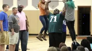Motivational Speaker Keith Davis visits R.B. Stewart Middle School