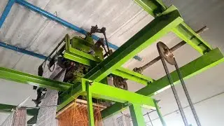 Power Loom Gyantex Jacquard 400Hooks| How To Work?| VenkateshWara '54'| 6Side Cylinder Jacquard | LC