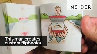 Artist Creates Custom Animated Flipbooks