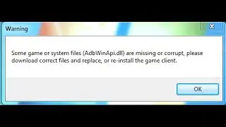 How to fix AdbWinApi.dll error in PUBG Mobile in gameloop.