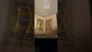Sultan Baybars' Qur'an is&nbsp;one of the most magnificent Qur'ans in the British Library. #vlog #viral