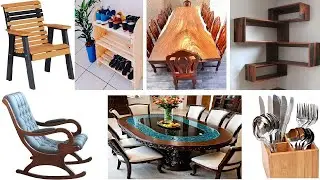 Top 80 Stylish Wooden Furniture Ideas for Homes & Restaurants | Craft Menu
