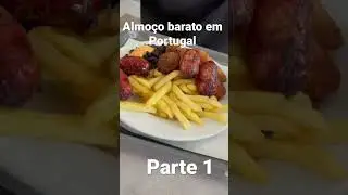 Almo&ccedil;o barato em Portugal #portugal #porto