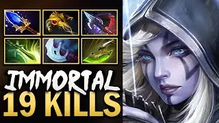 Геймплей Drow Ranger с Butterfly и 19 убийствами &mdash; Dota 7.39