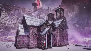 I Built a Dark Gothic Church Base on Lost Colony in ARK: Survival Ascended!
