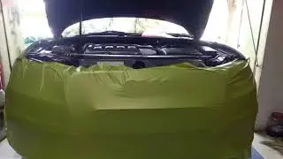 Car wrap matt Metallic yellow green. Crystal car wrap Mumbai India 🇮🇳