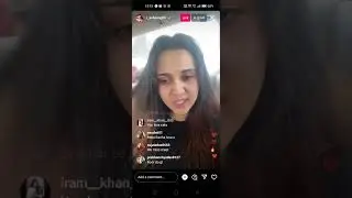 Ashi singh live on Instagram