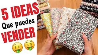 COSER PARA VENDER | 5 MANUALIDADES F&Aacute;CILES DE COSTURA CON RETAZOS DE TELA