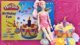 Play Doh Birthday Fun - Make A Birthday Party With An Awesome Cake