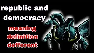Republican and democracy meaning, definition,different/in hindi (in english)#knowledgekama