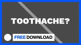 Dentist Typography Promo Video Template (Editable)