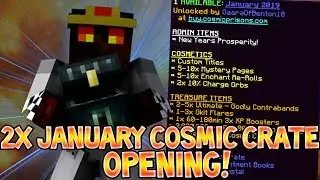 2x January Cosmic Crate Opening!?! - Cosmic Prisons Valron Planet