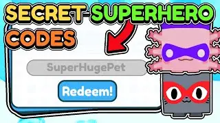 😱This *SECRET CODE* GIVES FREE SUPERHERO PETS in Pet Simulator X