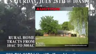 Waterfront Property & Land Auction-Alabama