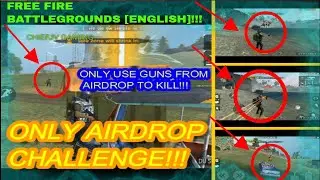 free fire battlegrounds[english] airdrop only challenge!!![very intense]