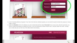 How to download the Pearson eBook
