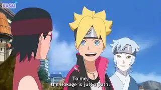 Boruto Flirts With Sarada  Says Hell Always Protect Her Boruto Naruto Next Generations