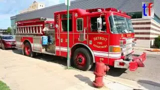 Detroit Fire Department: Pierce Enforcer, Engine 35, Walk Around, 08/12/2016.