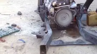 Запуск двигателя Nissan Safari WRGY TD42T