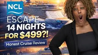 $499 for 14 NIGHTS?! 🤯 NORWEGIAN ESCAPE Cabin Tour (The CHEAPEST Cruise Deal)| CRUISE VLOG