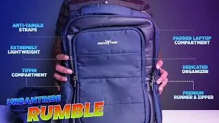 UrbanTribe Rumble Backpack Review | Best Office Backpack / Tech Bag Under 2000