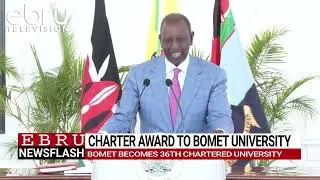 President Ruto says universities are hubs for community service. #ebrunews #news