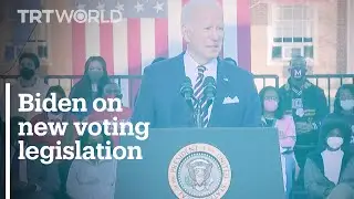 US President Biden calls for historic change to Senate rules to pass new voting rights legislation