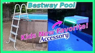 Bestway Pool Accessories: Waterfall and Ladder assembly