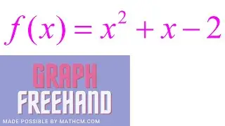 Graph Quadratic Functions In Standard Form | Freehand Graphs from Tables