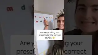 Are you teaching your preschooler the correct phonics sounds?🤔