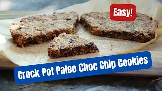 Crock Pot Paleo Chocolate Chip Cookies - Gluten Free Crock Pot Recipe