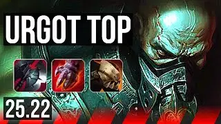 URGOT vs NASUS (TOP) | 14/0/7, Legendary | NA Master | 25.22