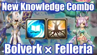 New Knowledge Combo Bolverk &times; Felleria Debut😆😆😆【Summoners War RTA】