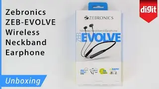 Zebronics ZEB EVOLVE Wireless Neckband Earphone Unboxing