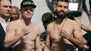 CANELO ALVAREZ VS. ALFREDO ANGULO Official Weigh-In from the MGM Grand in Las Vegas!